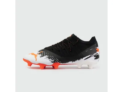 бутсы Puma Future Z 1.3 FG Black White Orange Цена: 5 600 руб в  интернет-магазине onTheStreet