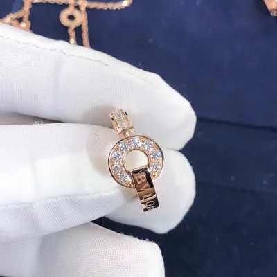 Кольцо Bvlgari Bvlgari из розового золота 750 пробы с бриллиантом 8564 -  купить сегодня за 150000 руб. Интернет ломбард «Тик – Так» в Москве