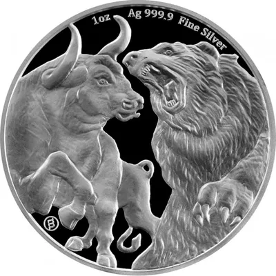 Купить Серебряная монета 1oz Бык и Медведь 1 доллар 2020 Австралия в  Украине, Киеве по лучшим ценам.