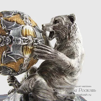 Набор статуэток \"Бык и медведь\", 10 см (ID#1598185071), цена: 4290 ₴,  купить на Prom.ua