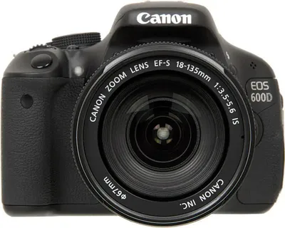 Обзор товара зеркальный фотоаппарат Canon EOS 600D kit ( 18-135 mm f/3.5 -  f/5.6 IS), черный (608976) в интернет-магазине СИТИЛИНК