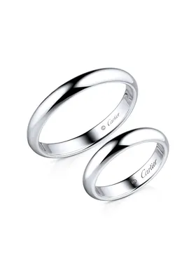 Кольцо Cartier 1895 Platinum Wedding Band B4036700 (28520) купить в Москве,  выгодная цена - ломбард на Кутузовском