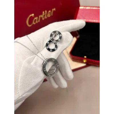 Серьги Cartier \"Слиток\"