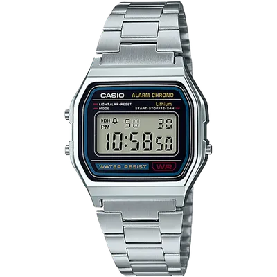 A158WA-1 | Vintage Silver Stainless Steel Metal Watch | CASIO