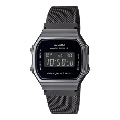 A168WEMB-1BVT | Vintage All Black Digital Watch | CASIO