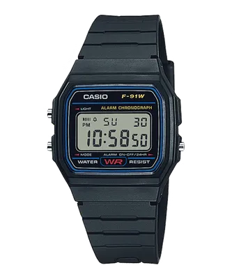 F91W-1 | Steel Black Digital Watch | CASIO