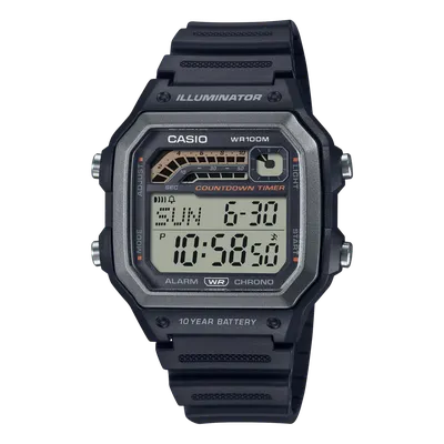 AE1500WH-1AV | Illuminator Night Black Digital Watch | CASIO