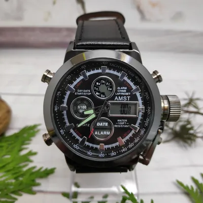 Наручные часы AMST 3003C Black-Nato Black: цена 1154 грн - купить Наручные  часы на ИЗИ | Днепр