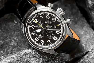 Обзор. Швейцарские наручные часы Aviator V.2.25.0.169.4 с хронографом -  YouTube