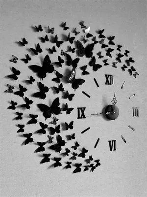 Часы бабочки фото фото