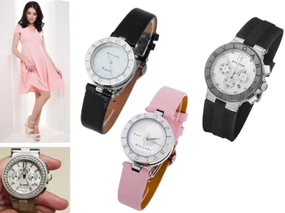 Наручные часы для девочек в подарочной упаковке Bvlgari Watch Lady купить  по низким ценам в интернет-магазине Uzum (720356)