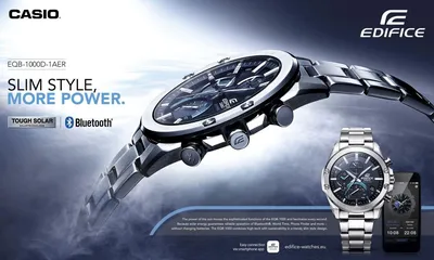 Часы CASIO Edifice Спортивные (wr 100m) Купить WatchABC Официальный  Интернет Магазин