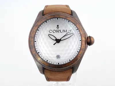Corum Bubble Golf 47 Bronze: купить новые часы по выгодной цене —  BorysenkoWatch