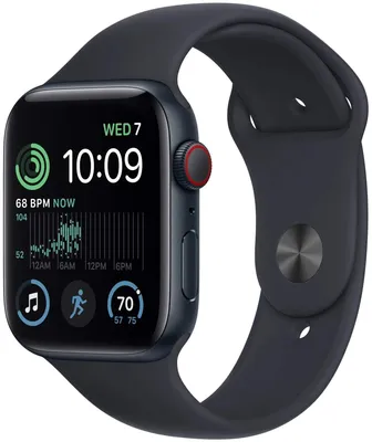 Ремешок для Apple Watch Series 4 / 3 / 2 / 1 44-42 мм красный силиконовый.  Аксессуары для Эпл Вотч