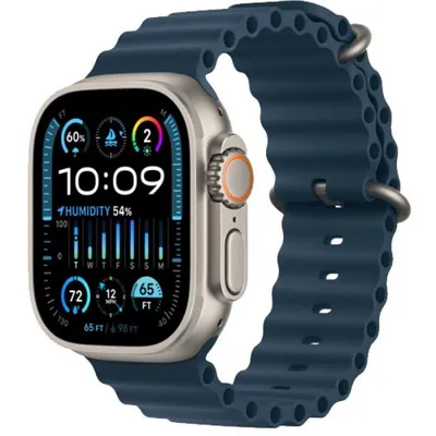 Умные часы Apple Watch Ultra GPS + Cellular 49мм Titanium Case with  Midnight Ocean Band MQEE3 по выгодной цене | Купить с доставкой в  интернет-магазине Orderit.ru