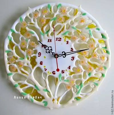 Фьюзинг часы Лилии Горбач | Diy clock wall, Glass fusing projects, Handmade  wall clocks