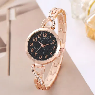 Купить Привет модные часы Роскошные женские кварцевые часы  Водонепроницаемые женские часы Женские наручные часы | Joom