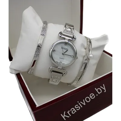 Женские наручные часы GUCCI и два металлических браслета CWC718 купить в  Минске в интернет-магазине, цена и описание