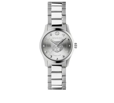 Часы G-Timeless Gucci G-Timeless YA126595, 27 мм, сталь, кварцевый механизм  | Mercury