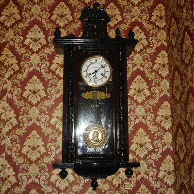 Антикварные часы Густав Беккер (Gustav Becker). Германия. Начало 20 века.  Корпус выполнен из массива дуба. Размеры в.112см,… | Antique wall clock,  Home decor, Clock