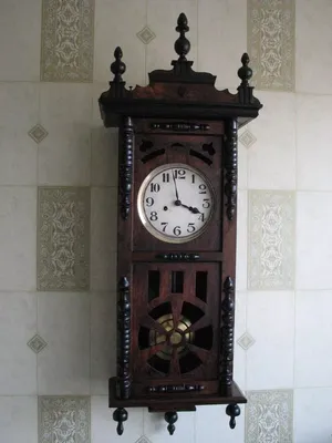 Старинные большие настенные механические жильные часы с боем \"Классический  стиль\" Густав Беккер (Gustav Becker) в Санкт-Петербурге: цена 167990 руб —  купить с доставкой в интернет-магазине