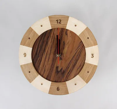 Часы деревянные настенные большие D29: купить за 2 250 ₽ в  интернет-магазине Lukoshko70.ru
