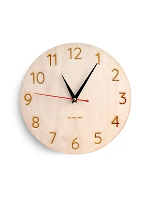 Часы настенные из дерева Roomton \"Модерн\" 30 см •