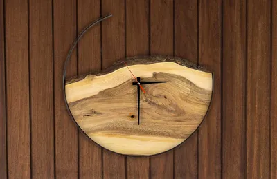 Настенные часы из дерева \"Долгий путь. Прокуратура\" - [арт.221-100-1],  цена: 30000 рублей. Эксклюзивные настенные часы, часы в интернет-магазине  подарков LuxPodarki.