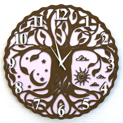 Часы из дерева | Для тех кто любит работать с деревом | Часы, Деревянные  часы, Современные часы