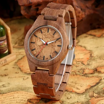 Купить Часы деревянные из березы \"Grace\" в интернет-магазине в Москве