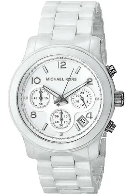 Купить Женские Керамические Часы Michael Kors Белые Runway MK5161 - Женские  часы Michael Kors Оригинал