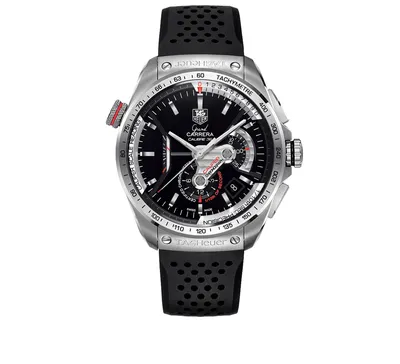 Часы Calibre 36 TAG Heuer Grand Carrera CAV5115.FT6019, 43 мм, сталь,  хронограф | Mercury