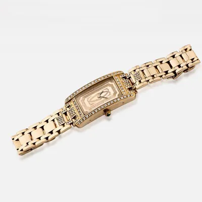 Наручные часы Cartier из золота 18 К с бриллиантами купить в Москве