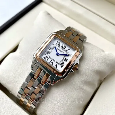 Женские часы Cartier Panthère de Cartier rose gold наручные кварцевые на  стальном комбинированном браслете (ID#1983847299), цена: 7260 ₴, купить на  Prom.ua