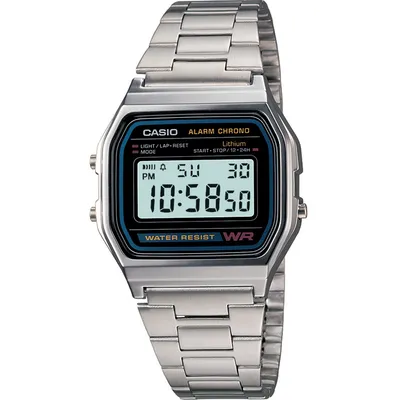 Электронные часы Casio A158WA-1DF - купить по лучшей цене | WATCHSHOP.KZ