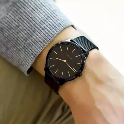 Купить Наручные часы Мужские кварцевые часы Calvin Klein K5Y31VK6 Earth 43  мм, цена 8 790 руб — (334181444337)