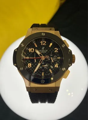 Мужские Часы Hublot Big Bang Chronograph В качестве Дубликат купить реплики  известных брендов с доставкой в Москве