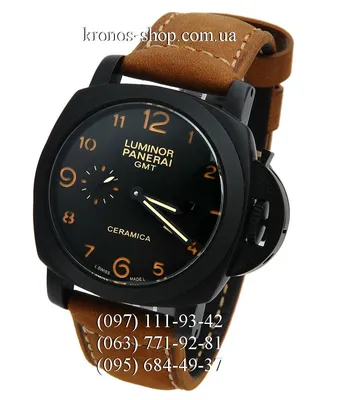 Часы Panerai Luminor 1950 3 Days GMT Automatic Ceramica копия, купить в  Украине, низкая цена реплики - интернет-магазин Kronos