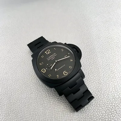 Купить Часы Officine Panerai Luminor Marina 1950 3 days GMT Ceramica  Tuttonero РАМ 00438 в ломбарде Москвы