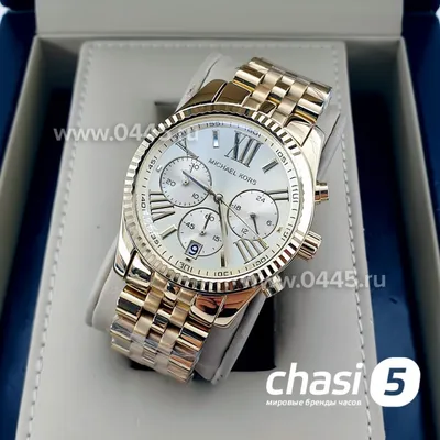 Женские часы Michael Kors Bradshaw MK5976 с синим циферблатом - VIPTIME.RU