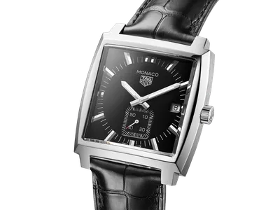 TAG Heuer Monaco Кварцевые часы, 37 mm, Сталь WAW131A.FC6177