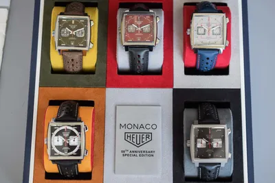 TAG Heuer Monaco — пять лимиток в честь 50-летия культового хронографа |  Часоголик Ру