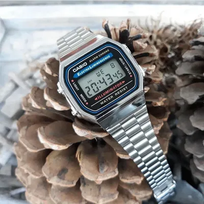 Часы Cassio Ретро аналог стальной ремешок электронные часы цифровые часы  montana кассио | AliExpress