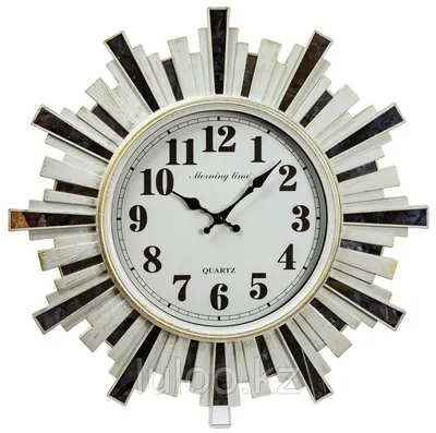 Часы настенные 51см, \"Лучи Солнца\" с элементами зеркала. Декоративные часы  для гостиной и кухни. (id 98375010)