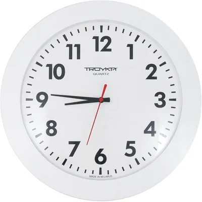 Часы настенные White под нанесение - цвет белый, материал дерево  (P-17125-60) - купить оптом | Адверти
