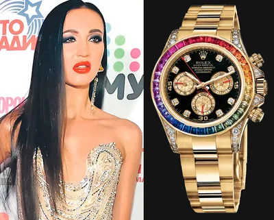 Часы Ольги Бузовой — «космос» или полный обман? Rolex Daytona Rainbow  Everose — Angrycube.ru