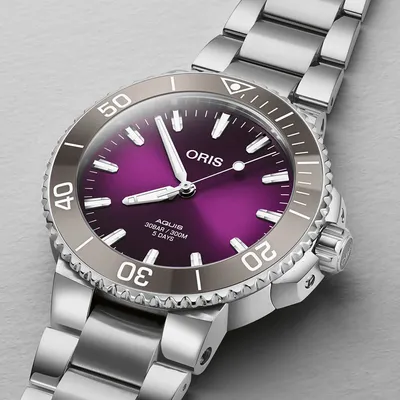 Часы Oris Aquis Hölstein Edition 2023 (Орис) 01 400 7769 4188-SET  TimeCity.by