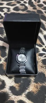 GENUINE PANDORA 'FLEUR' WATCH,811037LS With One Extra Pandora Black Leather  Band | eBay