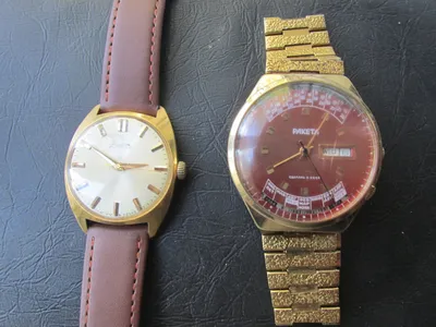 Watches Raketa red 12 Vintage USSR. Часы Ракета 2609.НА СССР 19 камней  1980-х | eBay