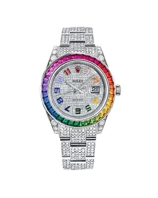 Часы Rolex DATEJUST Rainbow (12830) – купить выгодно, узнать наличие и цены  в часовом ломбарде